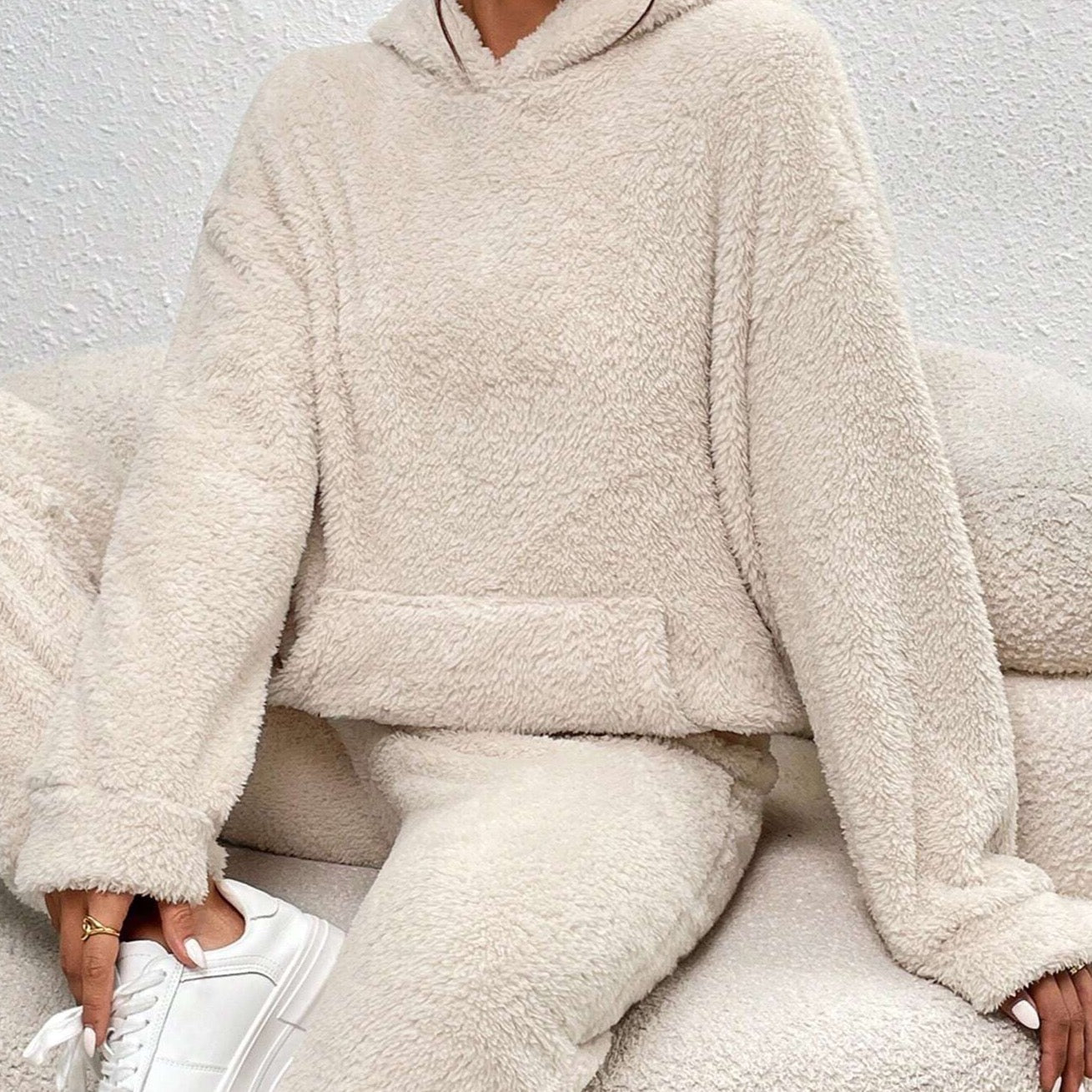 NOELLE | Teddy Huispak met Capuchon – Warm & Comfortabel
