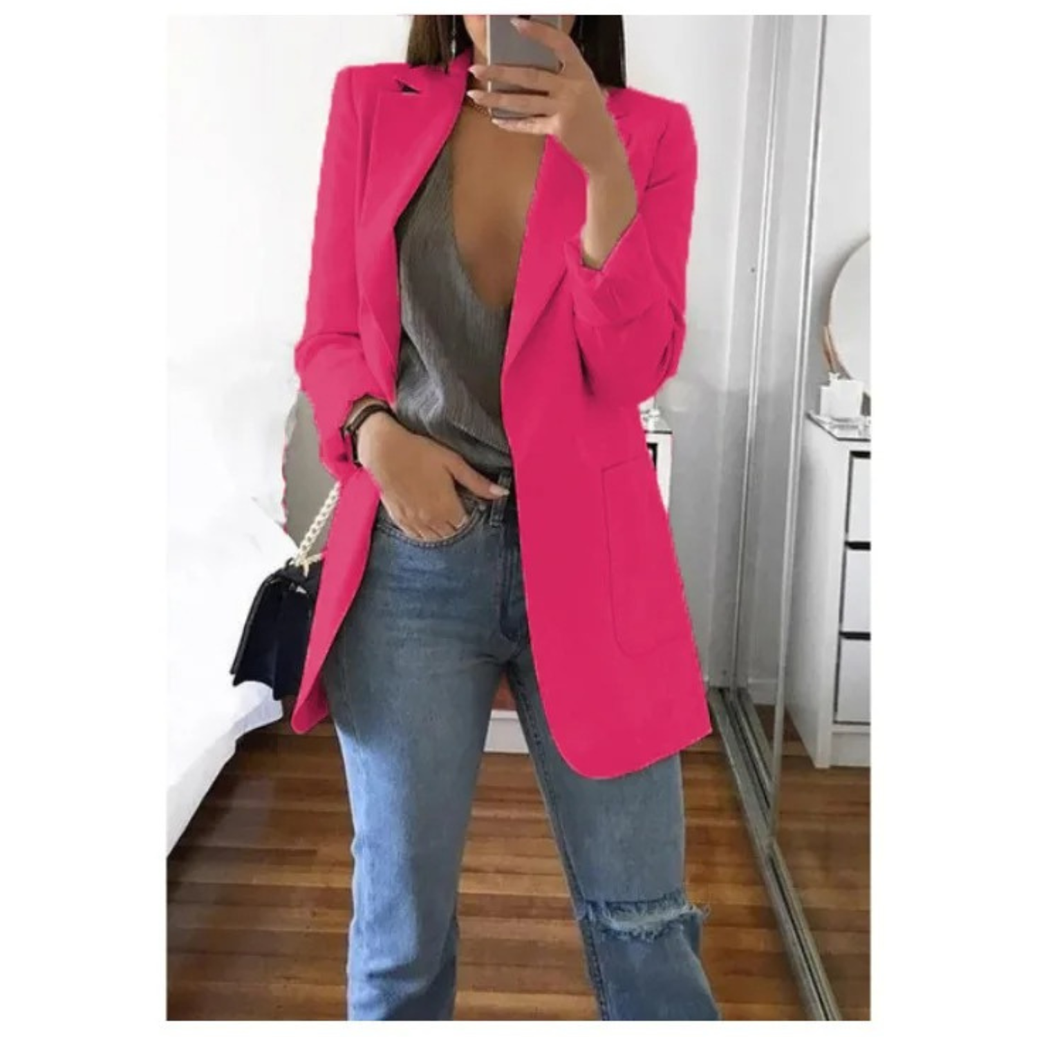 CURVYZ | Luxe Lange Blazer voor Dames