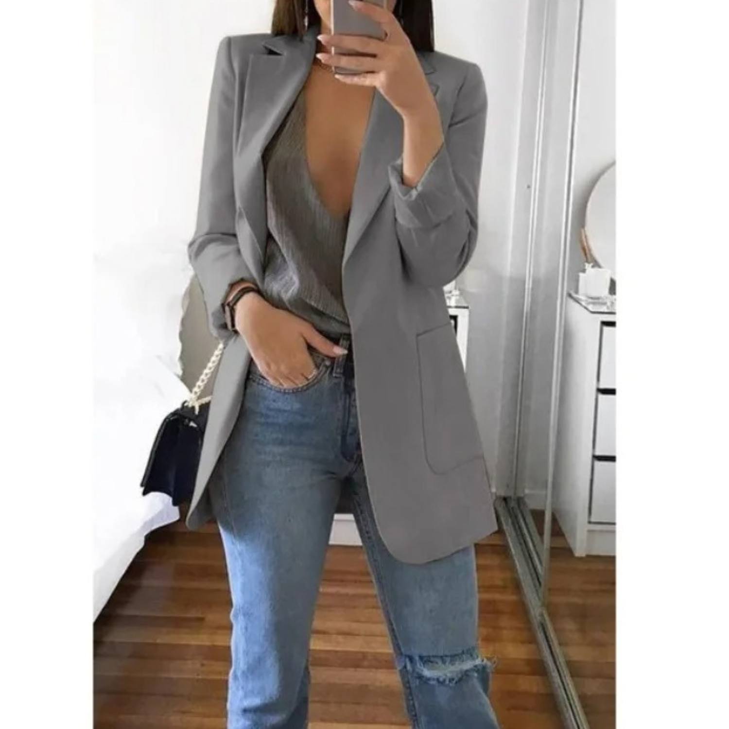 CURVYZ | Luxe Lange Blazer voor Dames