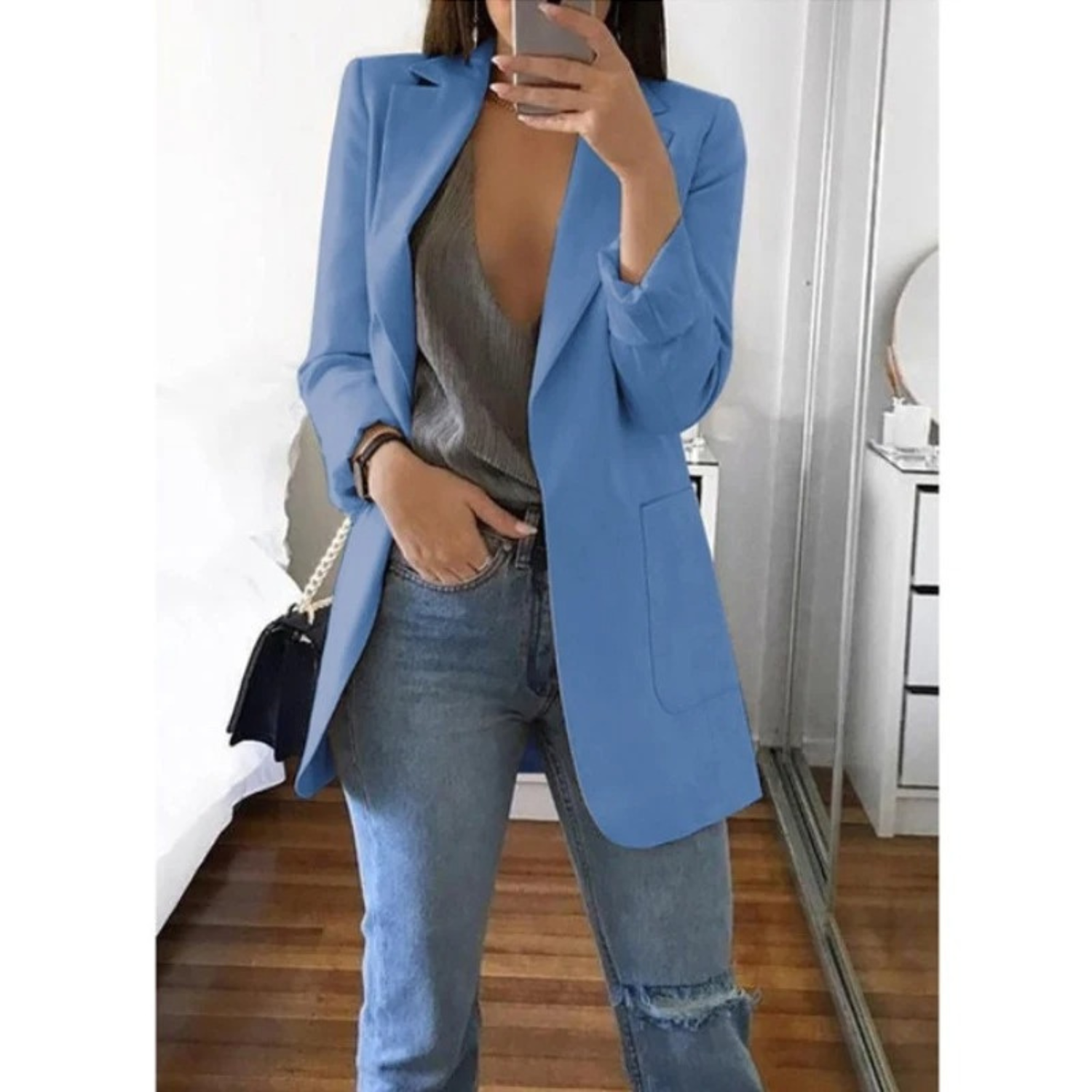 CURVYZ | Luxe Lange Blazer voor Dames