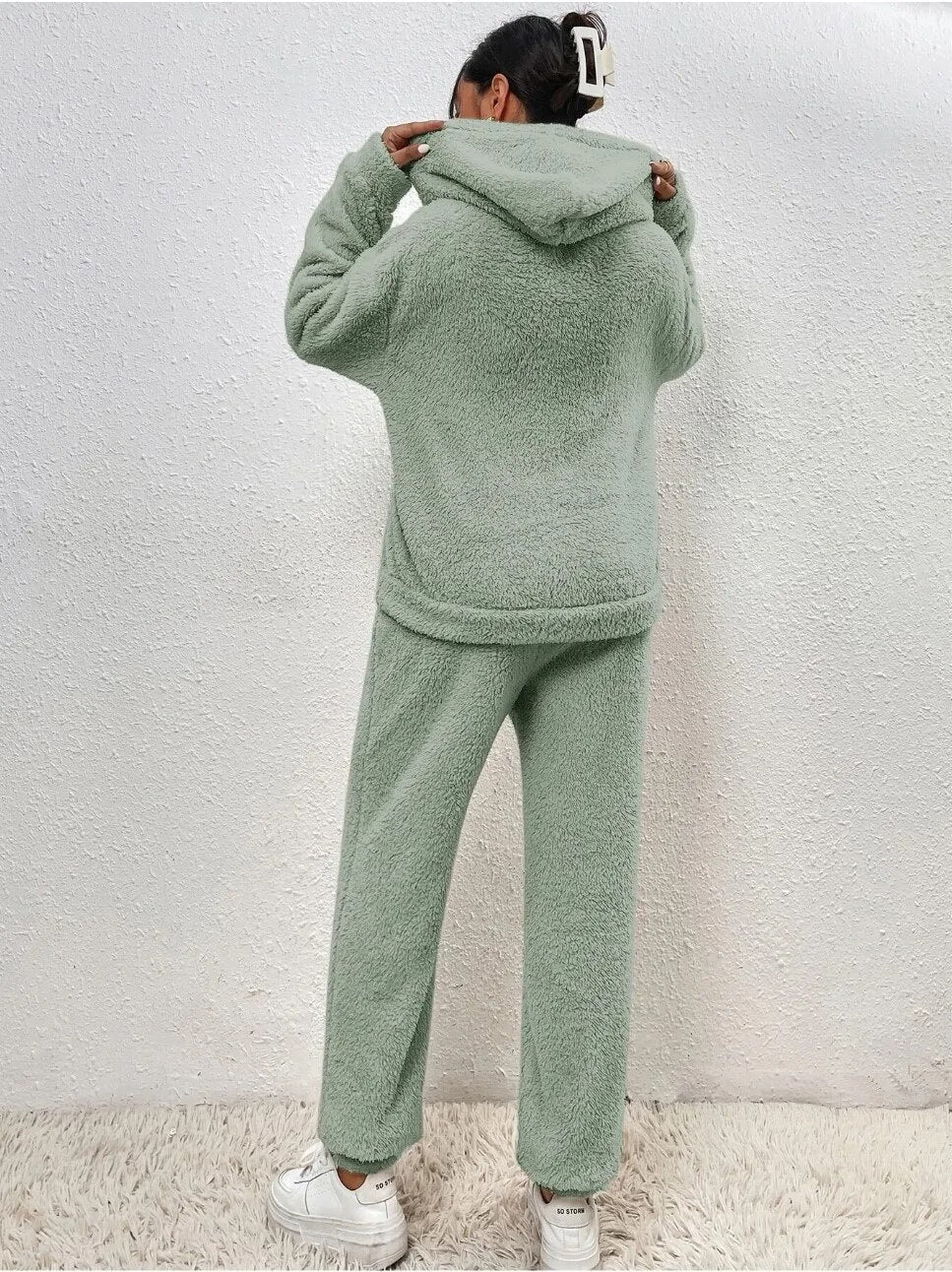 NOELLE | Teddy Huispak met Capuchon – Warm & Comfortabel