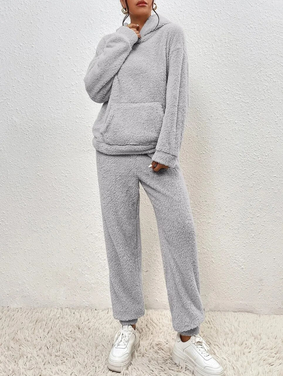NOELLE | Teddy Huispak met Capuchon – Warm & Comfortabel