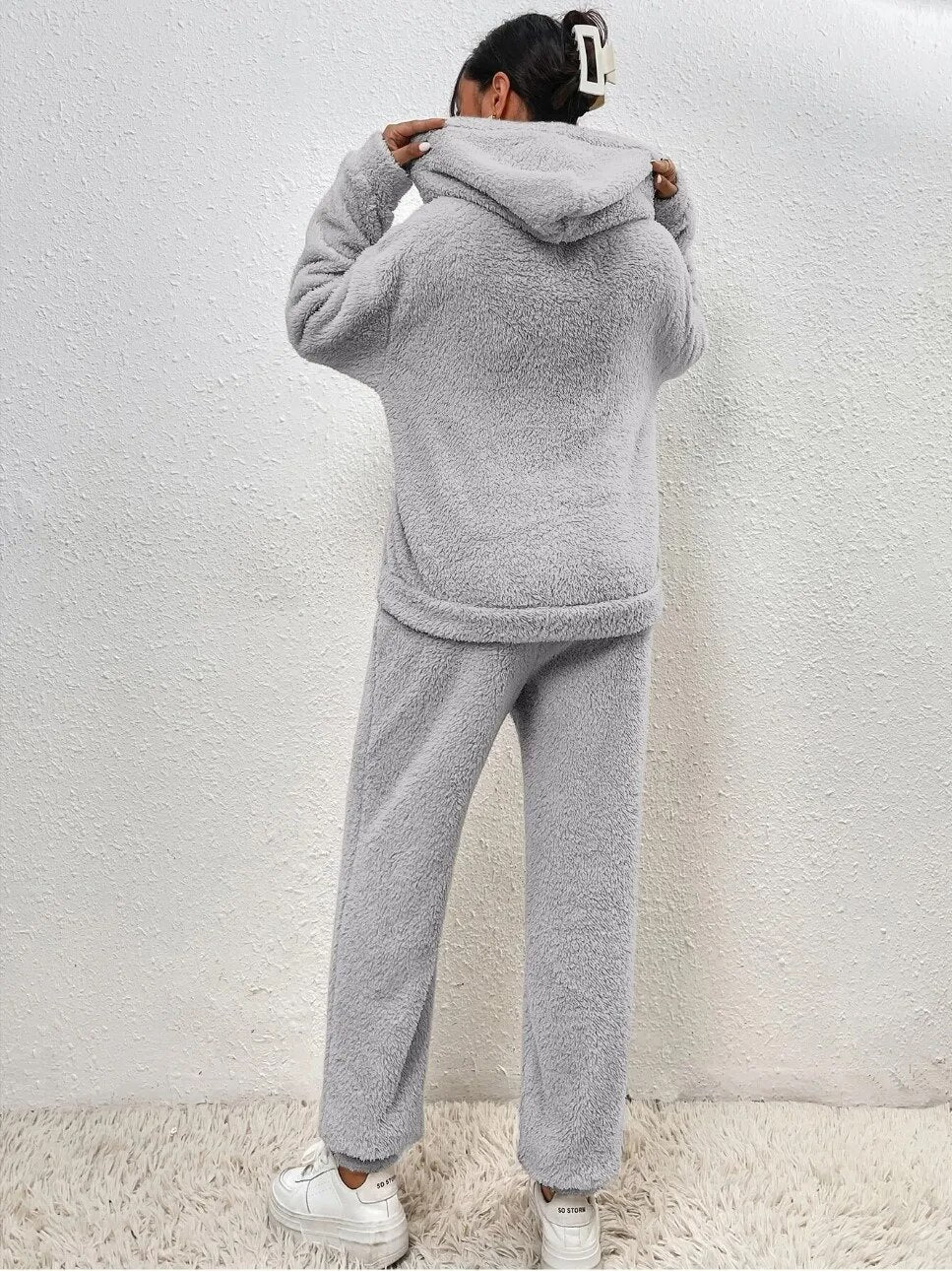 NOELLE | Teddy Huispak met Capuchon – Warm & Comfortabel