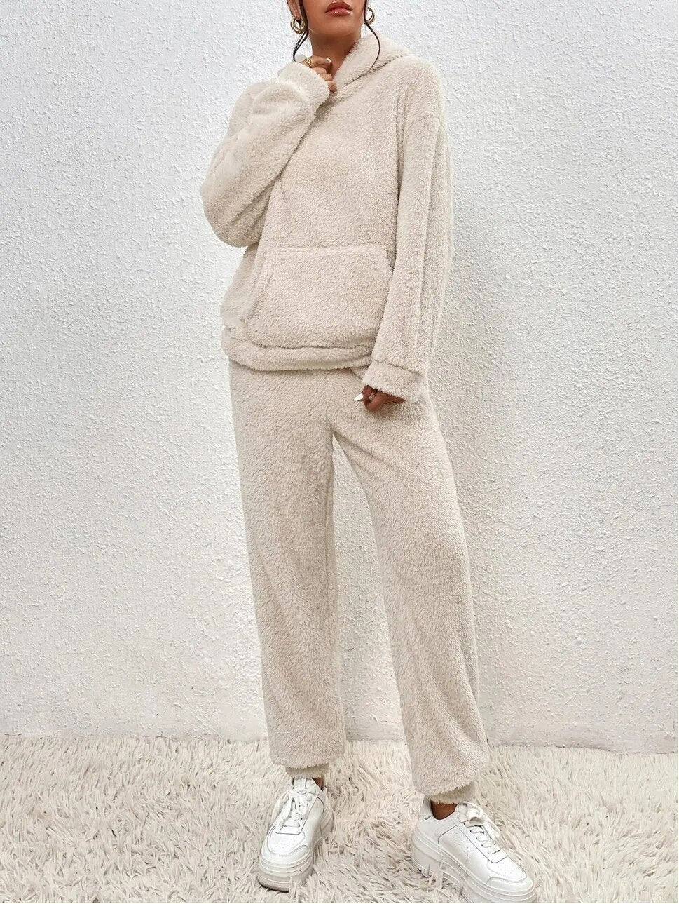 NOELLE | Teddy Huispak met Capuchon – Warm & Comfortabel