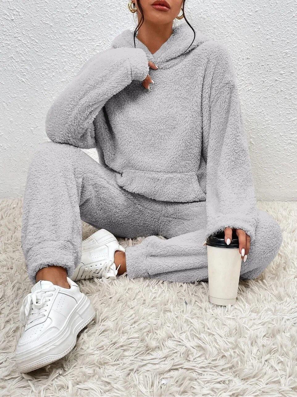 NOELLE | Teddy Huispak met Capuchon – Warm & Comfortabel