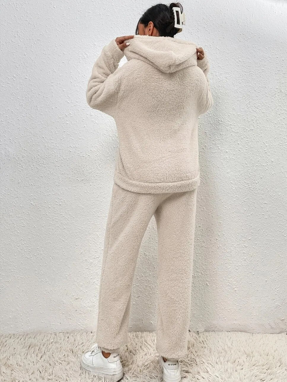 NOELLE | Teddy Huispak met Capuchon – Warm & Comfortabel
