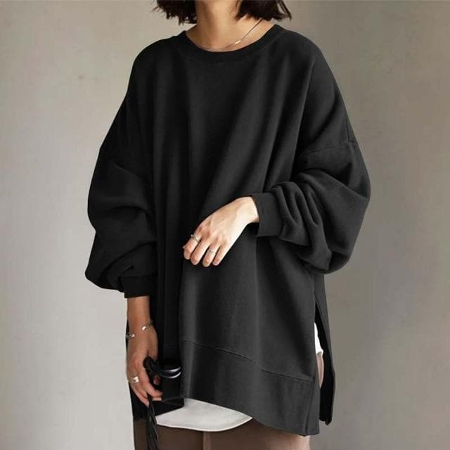 CURVYZ | Nora Oversized Trui met Ronde Hals